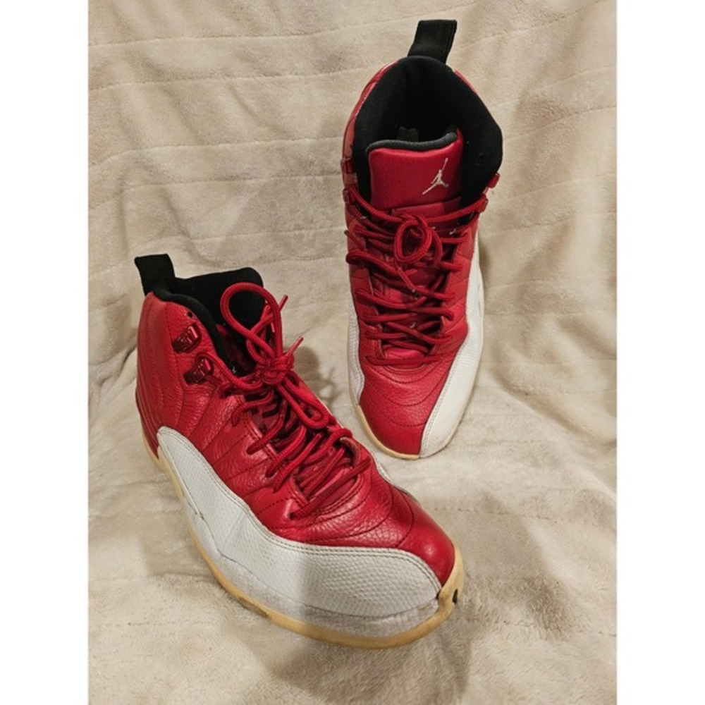 Air Jordan 12 Retro Gym Red Sneakers, Mens Size 8, Style 130690-600